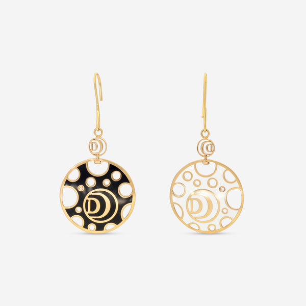 Damiani 18K Rose Gold & Ceramic Diamond Drop Earrings 20058582 - THE SOLIST