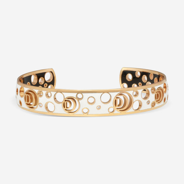 Damiani Damianissima 18K Rose Gold & Ceramic Diamond Cuff Bracelet 20058585 - THE SOLIST