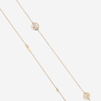 Damiani Damianissima 18K Rose Gold Diamond Station Necklace 20058630