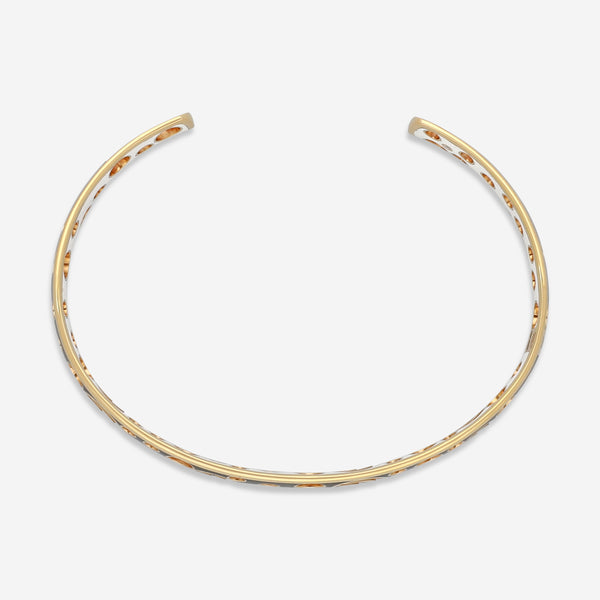 Damiani 18K Rose Gold & Ceramic Diamond Cuff Bracelet 20059248 - THE SOLIST