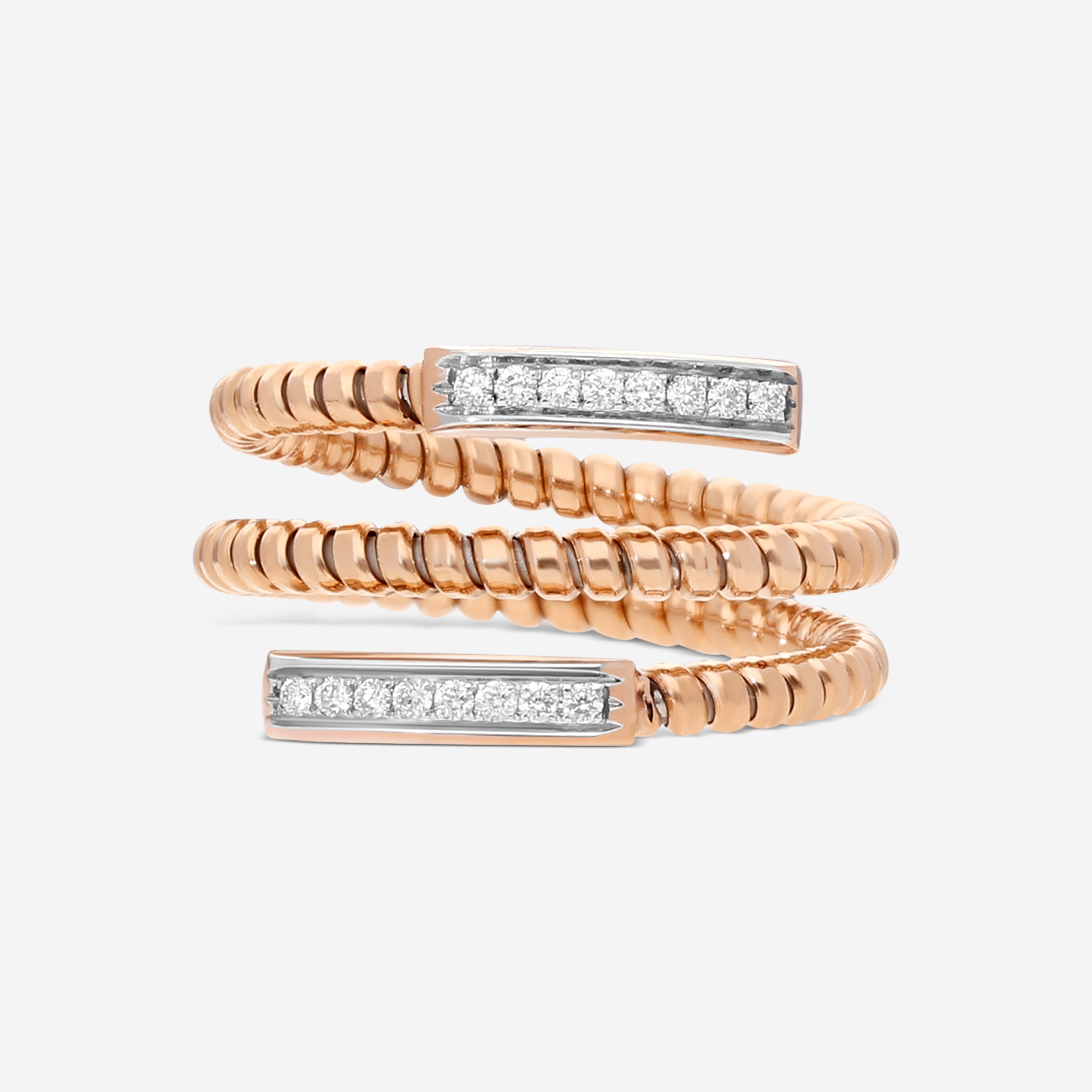 K Di Kuore Easy 18k Yellow Gold and Diamond Ring Sz 6.5 434251 - THE SOLIST