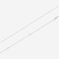 Damiani 18K Whıte Gold Diamond & Rubies Heart Pendant Necklace 20061334