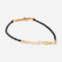 Damiani 18K Rose Gold & Brown Leather Diamond Cord Bracelet 20062149 - THE SOLIST