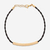 Damiani 18K Rose Gold & Brown Leather Diamond Cord Bracelet 20062153 - THE SOLIST