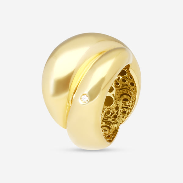 Damiani 18K Yellow Gold Diamond Band Ring Sz. 6.25 20062758 - THE SOLIST