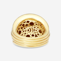 Damiani 18K Yellow Gold Diamond Band Ring Sz. 6.25 20076810 - THE SOLIST