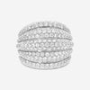 Damiani 18K White Gold Diamond Ring Sz. 6 20000649