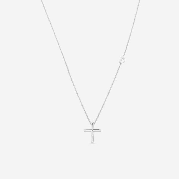 Damiani 18K Whıte Gold Diamond Pendant Necklace 20076841 - THE SOLIST