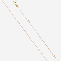 Damiani 18K Rose Gold Diamond Cross Pendant Necklace 20076844