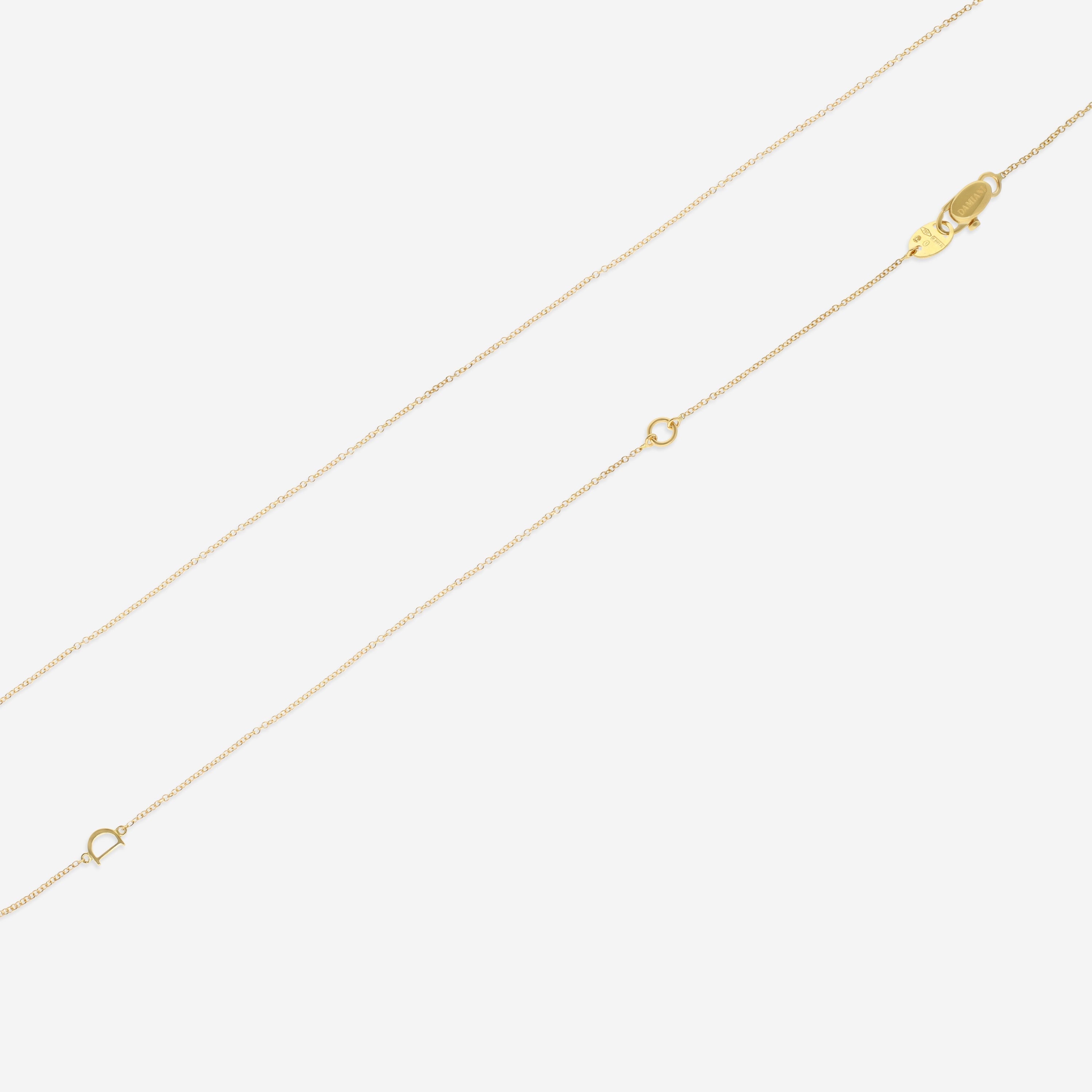 Damiani 18K Yellow Gold Diamond Pendant Necklace 20076845