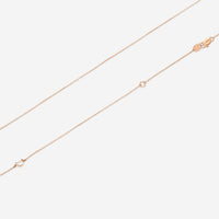 Damiani 18K Rose Gold Diamond Heart Pendant Necklace 20076846