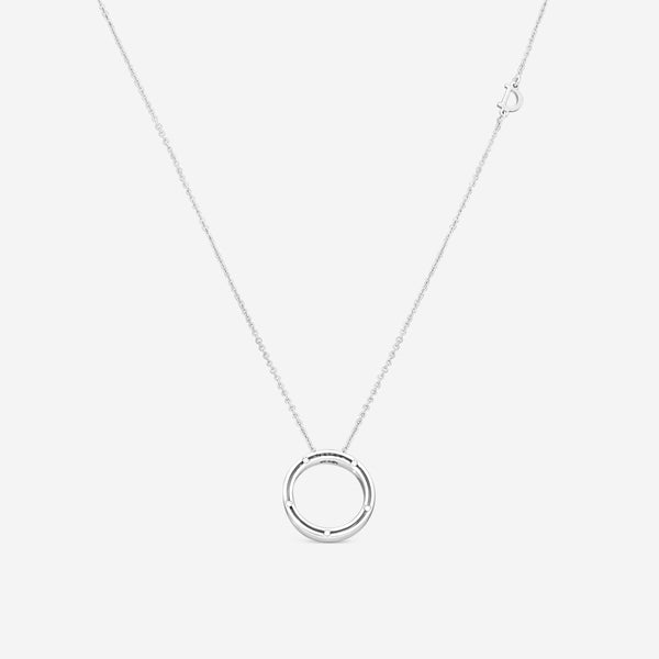 Damiani 18K Whıte Gold Diamond Pendant Necklace 20076848 - THE SOLIST