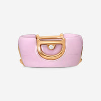 Damiani 18K Rose Gold & Pink Ceramic Diamond Band Ring Sz. 6.25 20077110 - THE SOLIST
