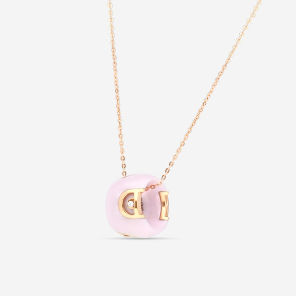 Damiani 18K Rose Gold & Ceramic Diamond Pendant Necklace 20078429 - THE SOLIST