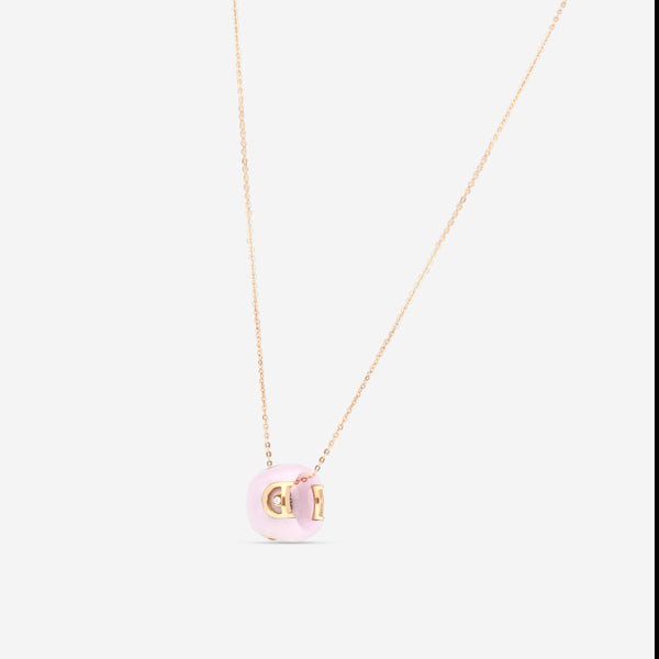 Damiani 18K Rose Gold & Ceramic Diamond Pendant Necklace 20078429 - THE SOLIST