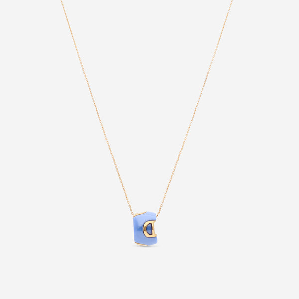 Damiani 18K Rose Gold & Ceramic Diamond Pendant Necklace 20078890 - THE SOLIST