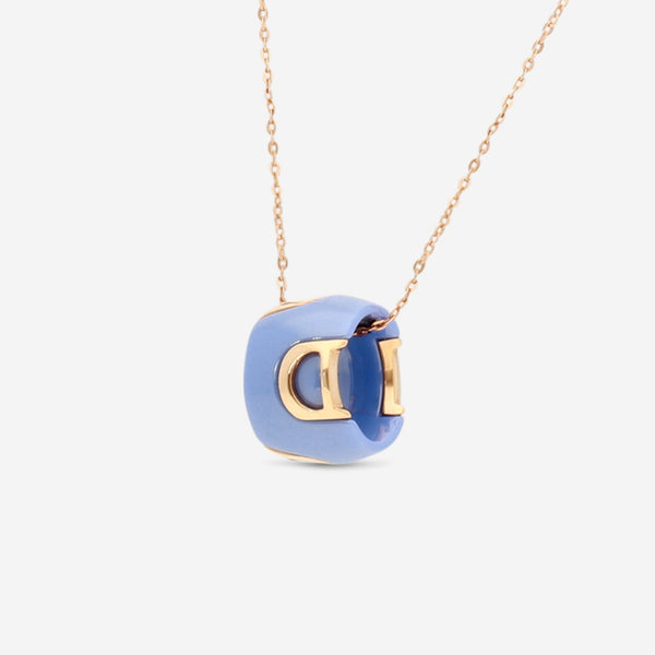 Damiani 18K Rose Gold & Ceramic Diamond Pendant Necklace 20078890 - THE SOLIST