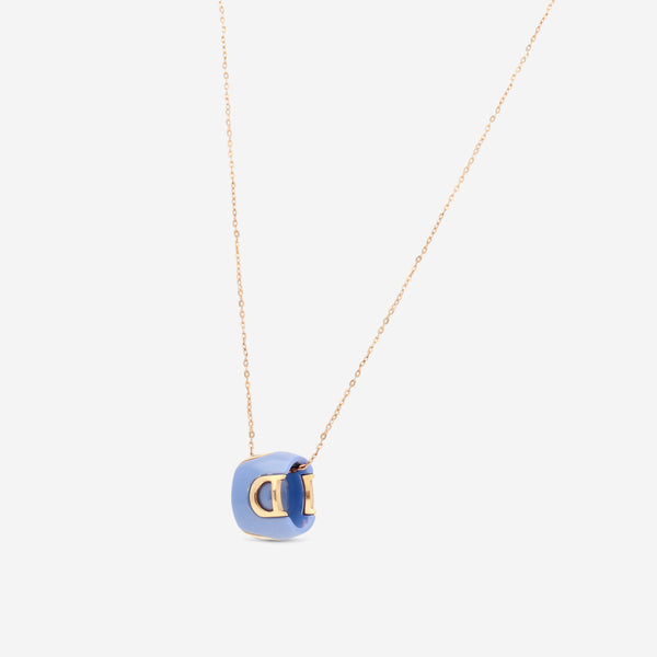 Damiani 18K Rose Gold & Ceramic Diamond Pendant Necklace 20078890 - THE SOLIST