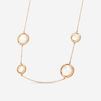 Damiani 18K Rose Gold Diamond & Mother of Pearl Station Necklace 20080105 - THE SOLIST