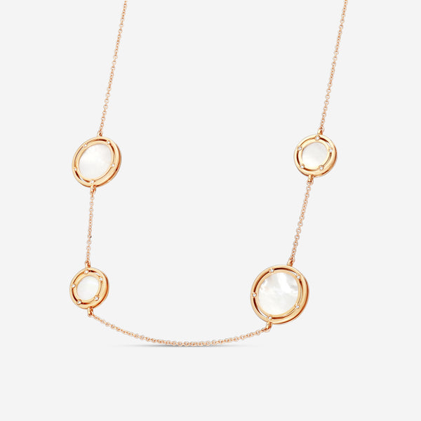Damiani 18K Rose Gold Diamond & Mother of Pearl Station Necklace 20080105 - THE SOLIST