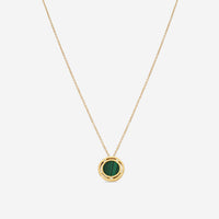 Damiani 18K Yellow Gold Diamond & Malachite Pendant Necklace 20082542