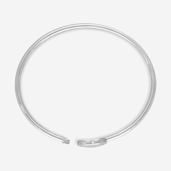 Damiani 18K Whıte Gold Diamond Bangle Bracelet 20083248 - THE SOLIST