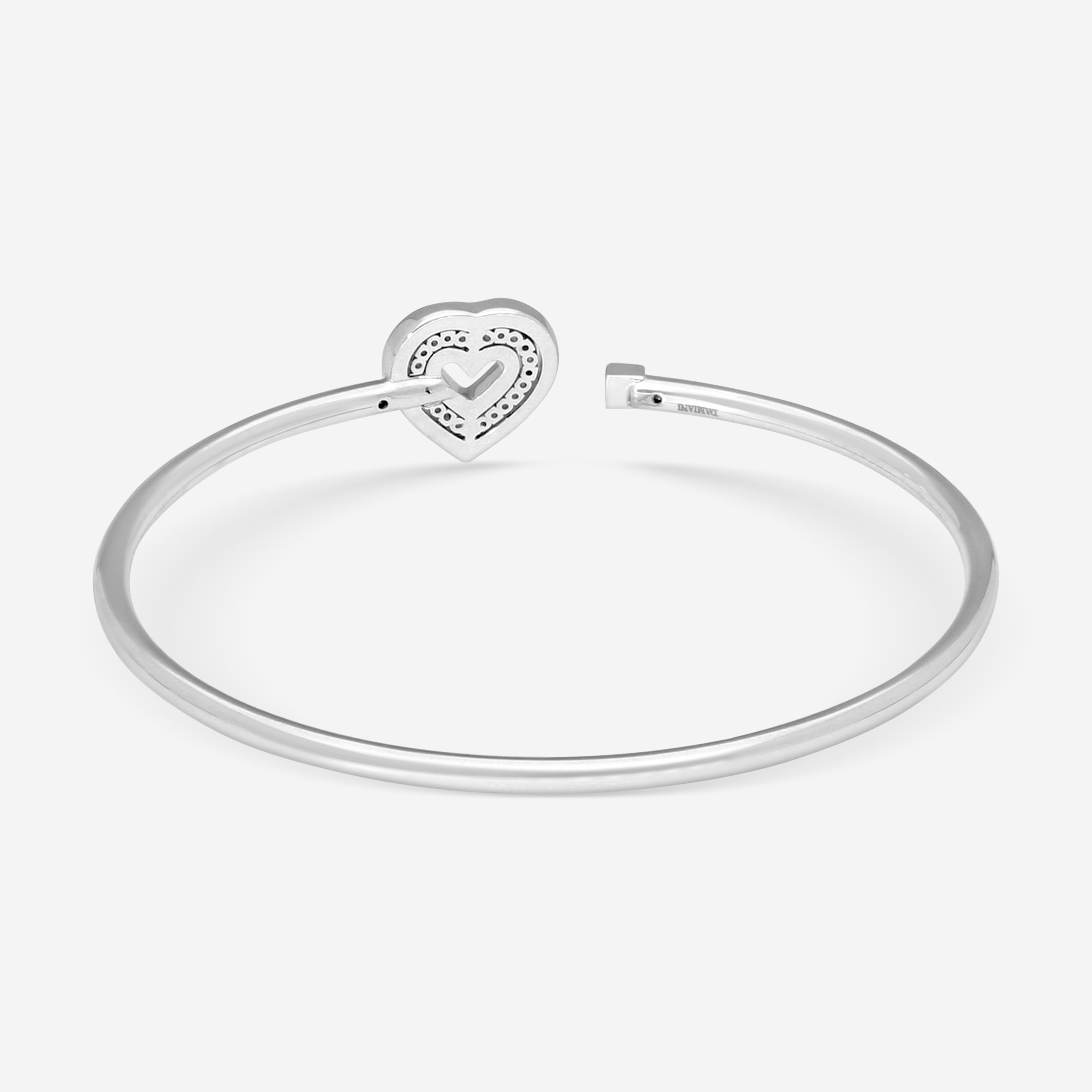 Damiani 18K Whıte Gold Diamond Bangle Bracelet 20083248 - THE SOLIST