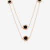 Damiani 18K Rose Gold Diamond Station Necklace 20083262 - THE SOLIST