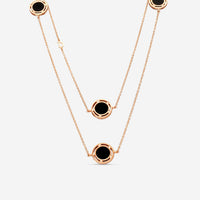 Damiani 18K Rose Gold Diamond Station Necklace 20083262 - THE SOLIST