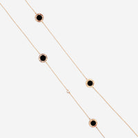 Damiani 18K Rose Gold Diamond Station Necklace 20083262 - THE SOLIST