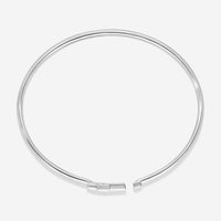 Damiani 18K Whıte Gold Diamond Bangle Bracelet 20083313 - THE SOLIST