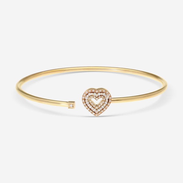 Damiani 18K Rose Gold Diamond Bangle Bracelet 20083330 - THE SOLIST