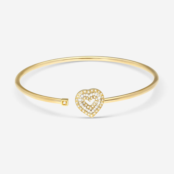 Damiani 18K Yellow Gold Diamond Bangle Bracelet 20083332 - THE SOLIST