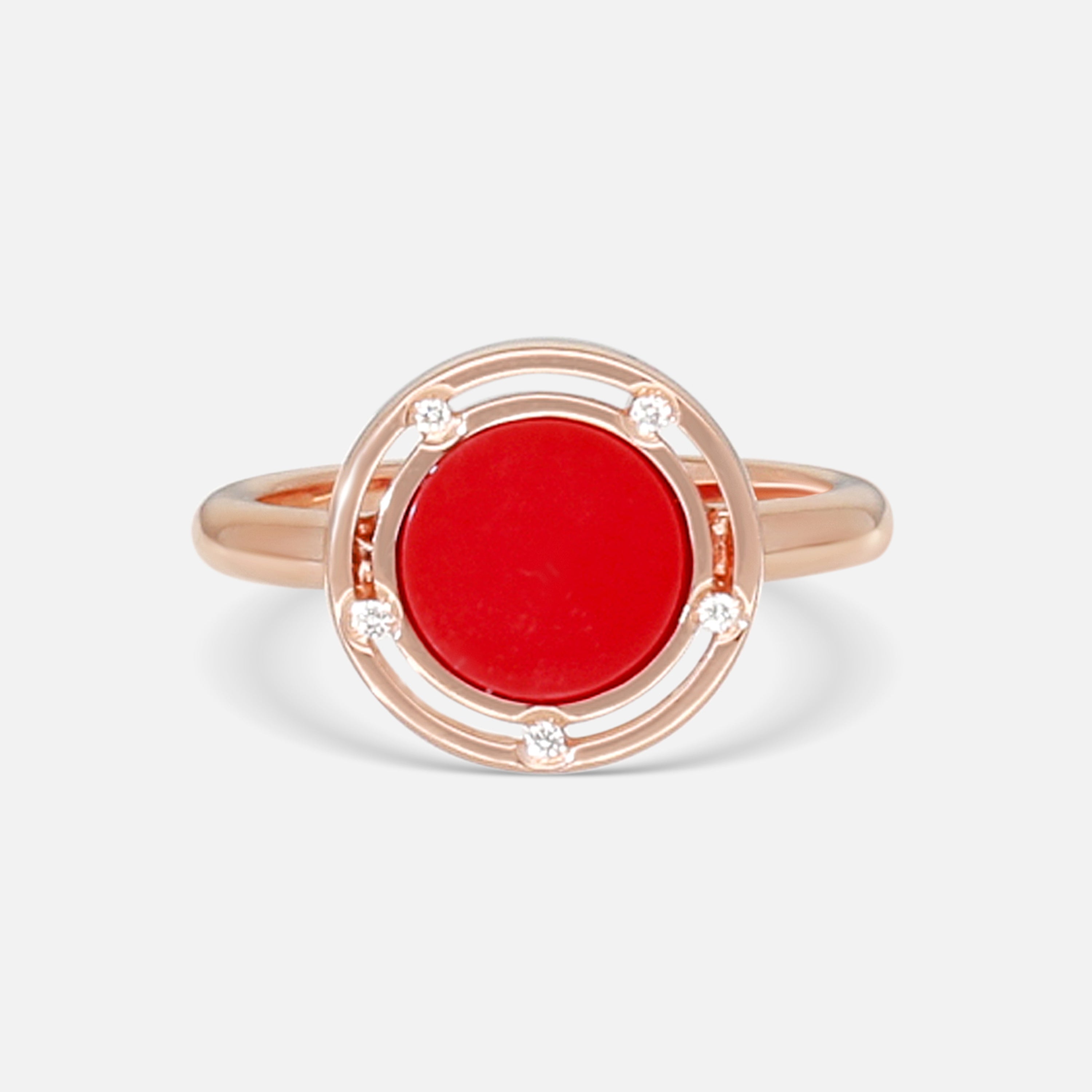 Damiani 18K Rose Gold Diamond & Statement Band Ring Sz. 6.25 20086727 - THE SOLIST