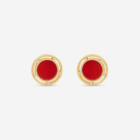 Damiani 18K Rose Gold & 18K White Gold Diamond Stud Earrings 20086728 - THE SOLIST
