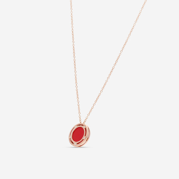 Damiani 18K Rose Gold Diamond Pendant Necklace 20086730 - THE SOLIST