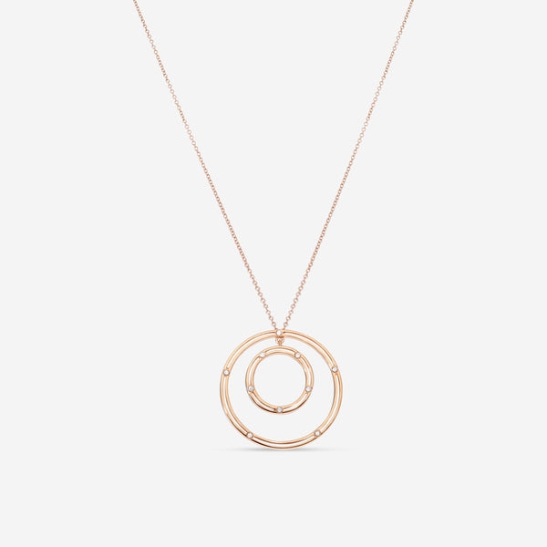 Damiani 18K Rose Gold Diamond Pendant Necklace 20086880 - THE SOLIST