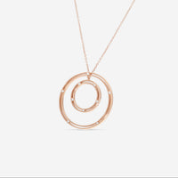 Damiani 18K Rose Gold Diamond Pendant Necklace 20086880