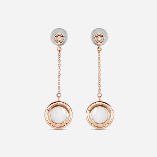 Damiani 18K Rose Gold Diamond Drop Earrings 20086901 - THE SOLIST