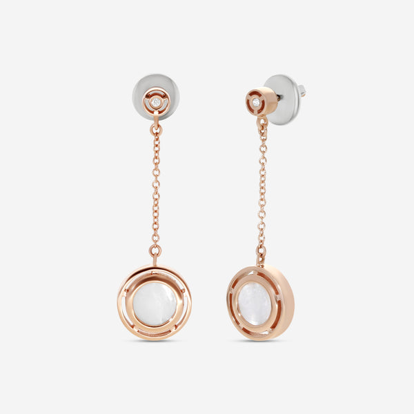 Damiani 18K Rose Gold Diamond Drop Earrings 20086901 - THE SOLIST