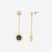 Damiani D. Side 18K Yellow Gold Diamond & Malachite Drop Earrings 20086902