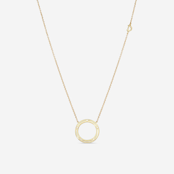 Damiani 18K Yellow Gold Diamond Rope Necklace 20087269 - THE SOLIST