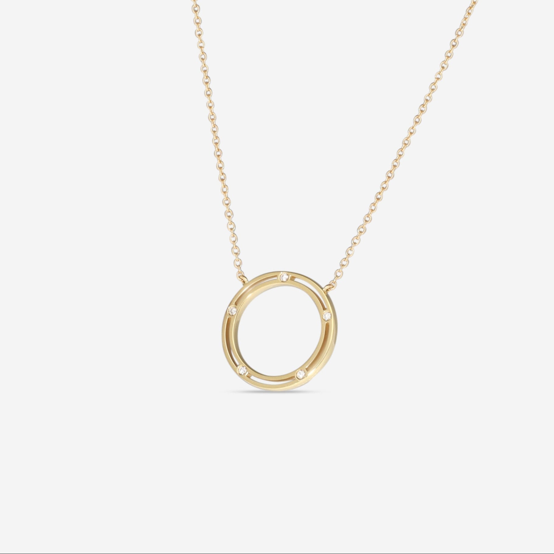Damiani 18K Yellow Gold Diamond Rope Necklace 20087269