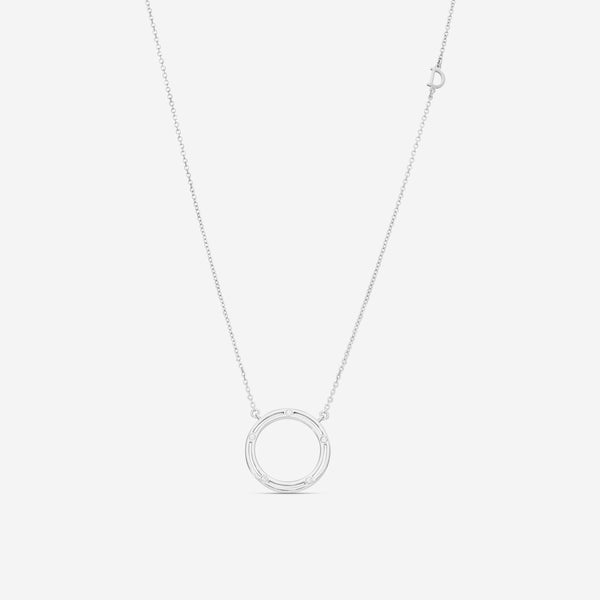 Damiani 18K Whıte Gold Diamond Rope Necklace 20087273 - THE SOLIST