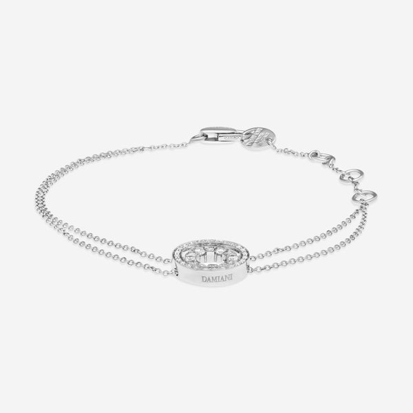 Damiani 18K Whıte Gold Diamond Chain Bracelet 20089206 - THE SOLIST
