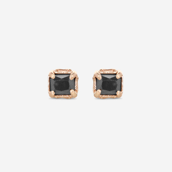 Armenta 14K Rose Gold Hematite Stud Earrings 20177 - THE SOLIST
