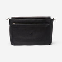Shinola Canfield Black Natural Grain Leather Relaxed Messenger 20217408 - THE SOLIST