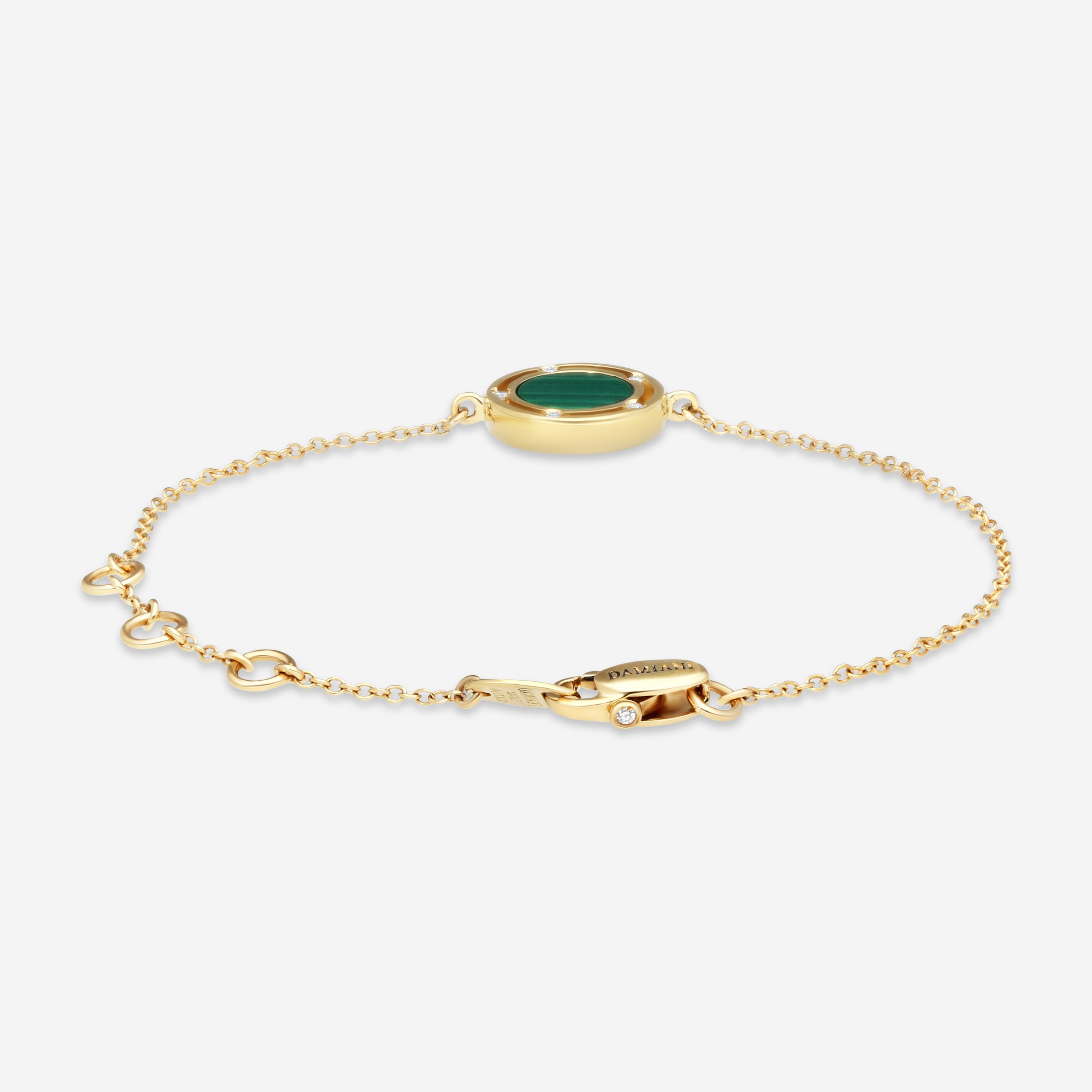 Damiani 18K Yellow Gold Diamond Chain Bracelet 20086907