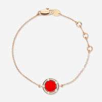 Damiani 18K Rose Gold Diamond Chain Bracelet 20086909