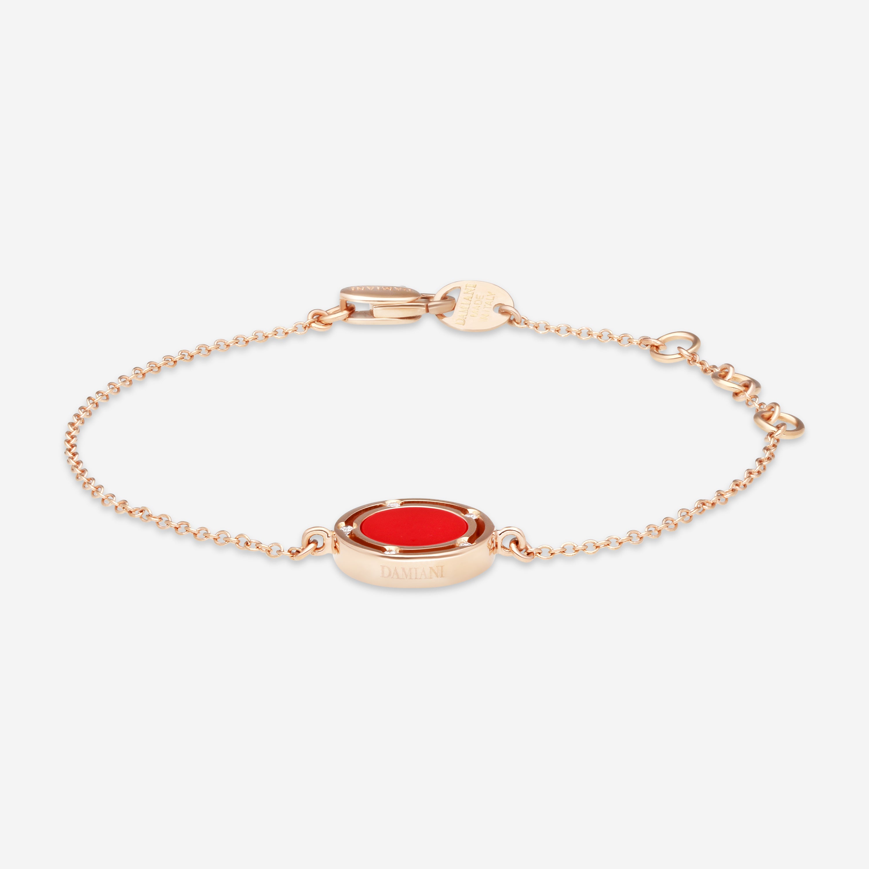 Damiani 18K Rose Gold Diamond Chain Bracelet 20086909 - THE SOLIST
